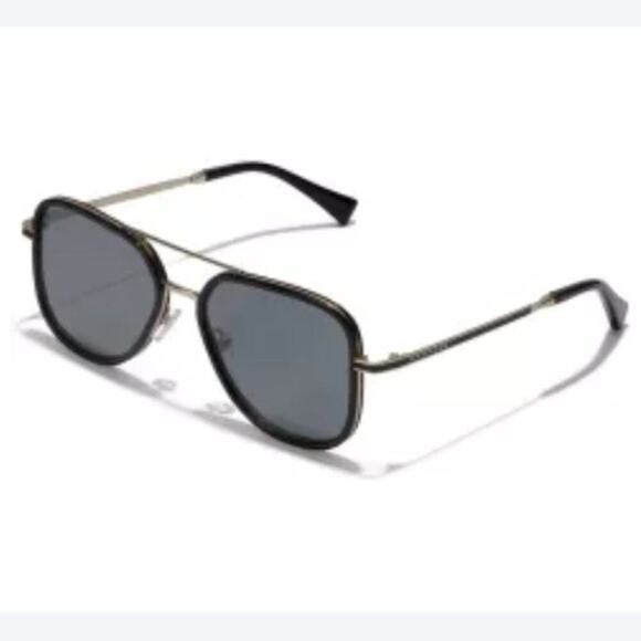 HAWKERS x BALR. Captain Limited Edition Stainless/Black Aviator Sunglasses - Picture 1 of 13